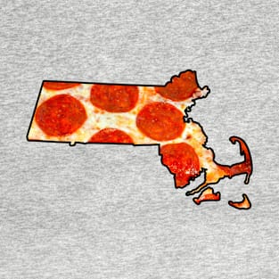 Massachusetts Pepperoni Pizza T-Shirt